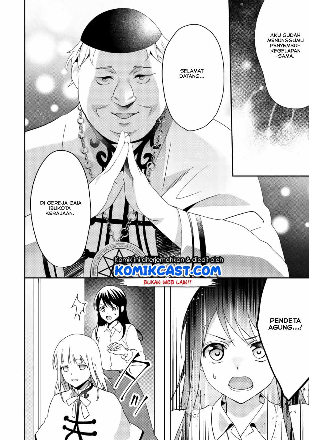 Isekai de “Kuro no Iyashi Te” tte Yobareteimasu Chapter 39 Bahasa Indonesia